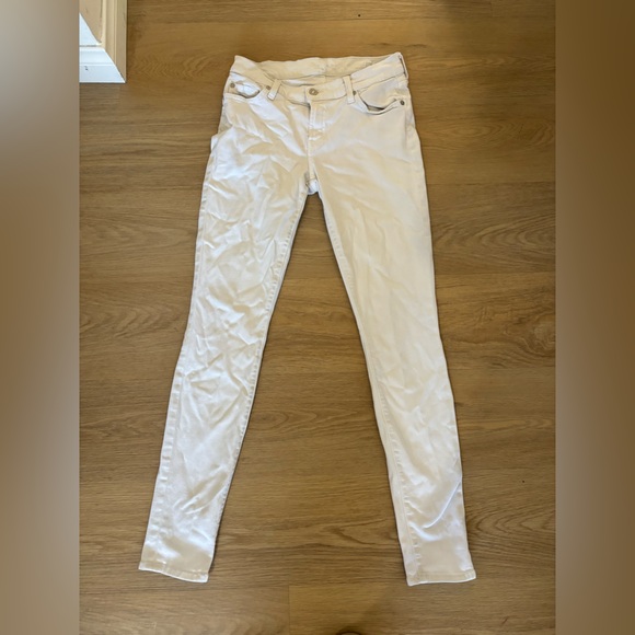 Denim - White Skinny Jeans